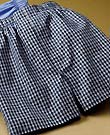 Gitman Bros Navy Watchplaid Boxer Shorts