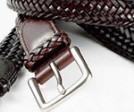 Crookhorn-Davis Braided Leather Belt