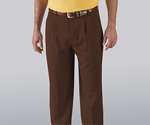 Gabardine Microfiber Trousers