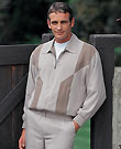 Alan Stuart Silk Crepe Warm-up Suit