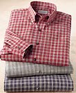 End-on-end Plaid Sport Shirt