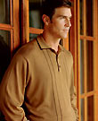 Axis Embroidered Silk-blend Polo